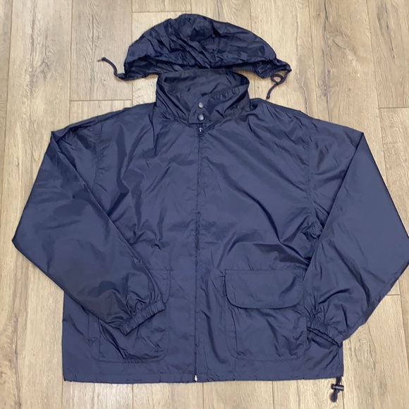 Boca Classics Men's Navy Packable Windbreaker - Picture 1 of 6